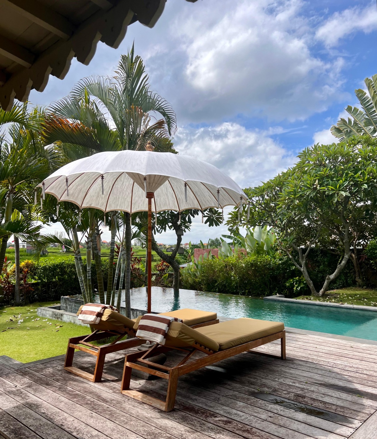 Rice field View Villa in Babakan for Sale